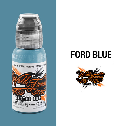Ford Blue - World Famous Tattoo Ink - Darklab Tattoo SuppliesFord Blue - World Famous Tattoo Ink
