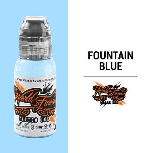 Fountain Blue | World Famous Tattoo Ink