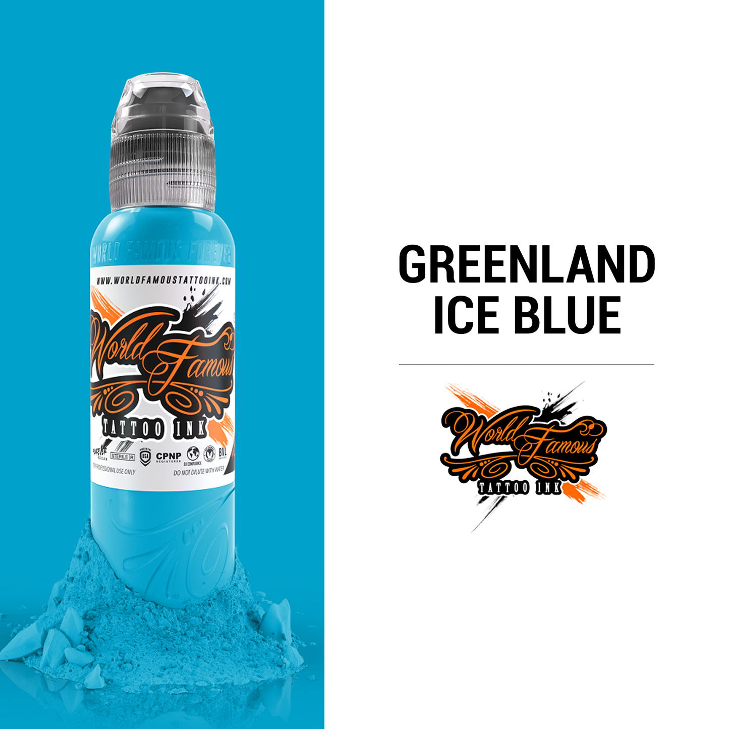 Greenland Ice Blue | World Famous Tattoo Ink