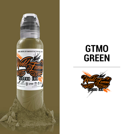 GTMO Green | World Famous Tattoo Ink