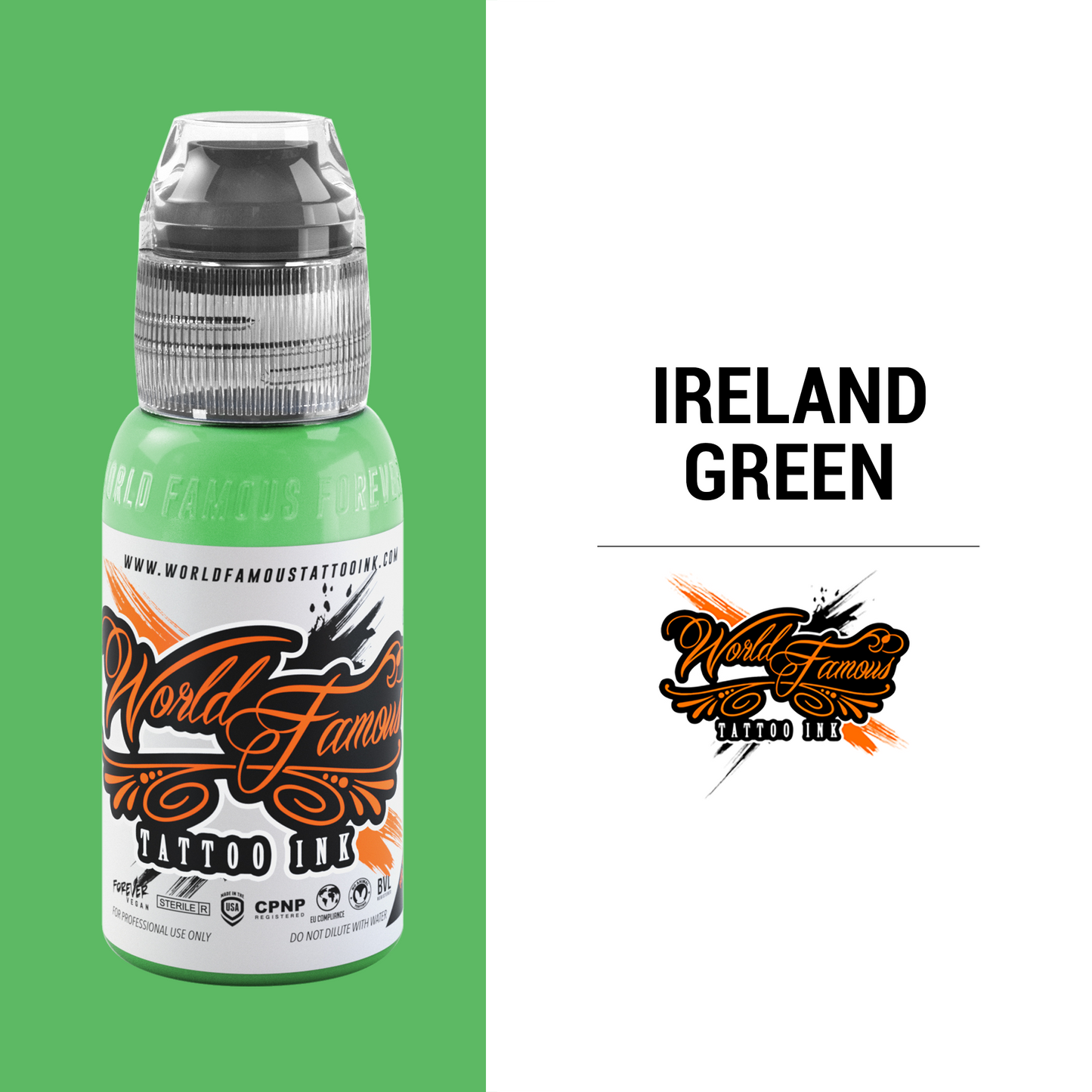 Ireland Green | World Famous Tattoo Ink