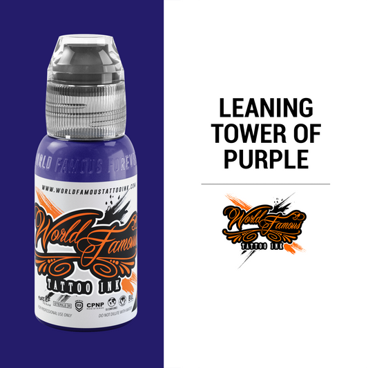 Leaning Tower of Purple | World Famous Tattoo Ink Leaning Tower of Purple | World Famous Tattoo Ink