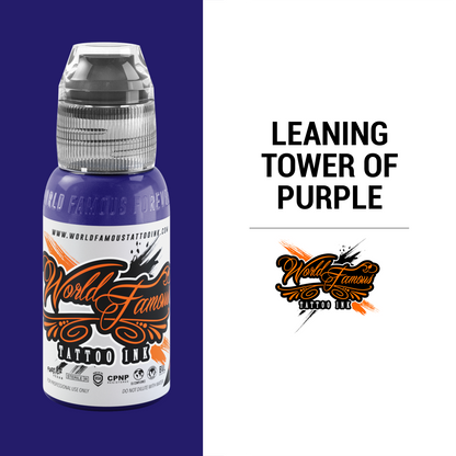 Leaning Tower of Purple | World Famous Tattoo Ink - Darklab Tattoo SuppliesLeaning Tower of Purple | World Famous Tattoo Ink