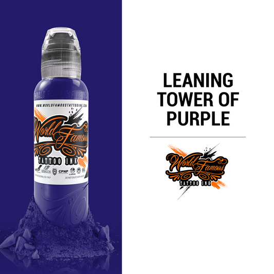 Leaning Tower of Purple | World Famous Tattoo Ink