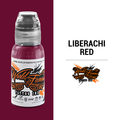 Liberachi Red | World Famous Tattoo Ink - Darklab Tattoo SuppliesLiberachi Red | World Famous Tattoo Ink