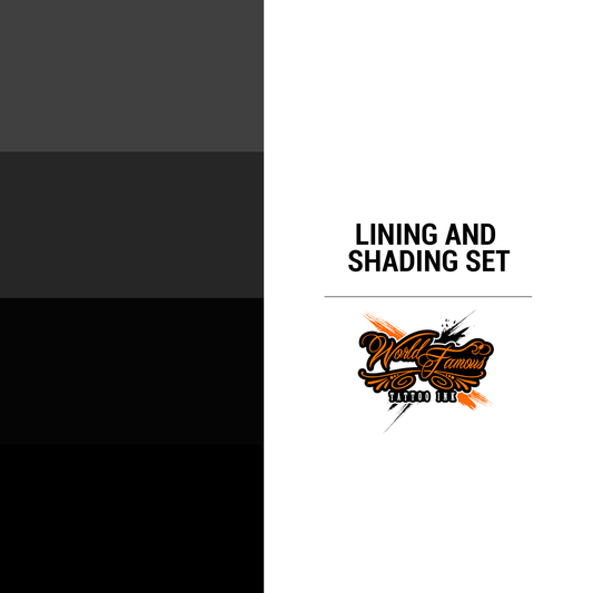 Lining & Shading Set | World Famous Tattoo Ink Lining & Shading Set | World Famous Tattoo Ink