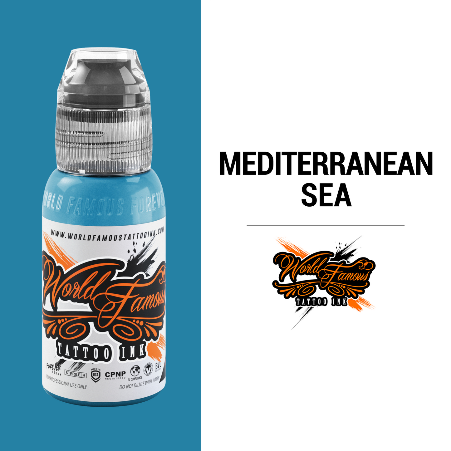 Mediterranean Sea | World Famous Tattoo Ink