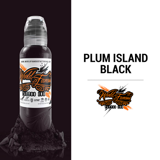 Plumb Island Black - 1/2oz | World Famous Tattoo Ink Plumb Island Black - 1/2oz | World Famous Tattoo Ink
