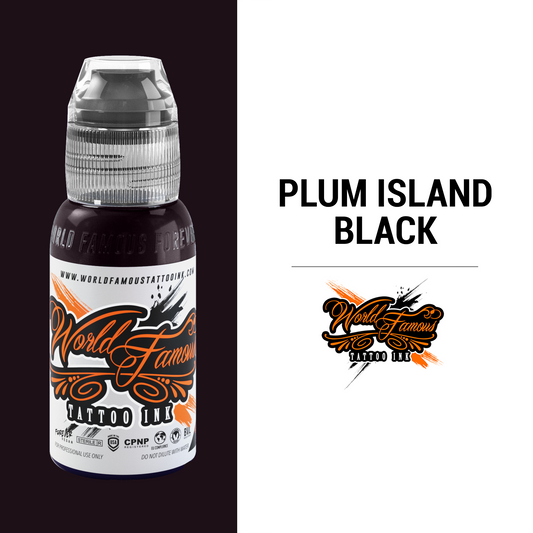 Plumb Island Black - 1oz | World Famous Tattoo Ink