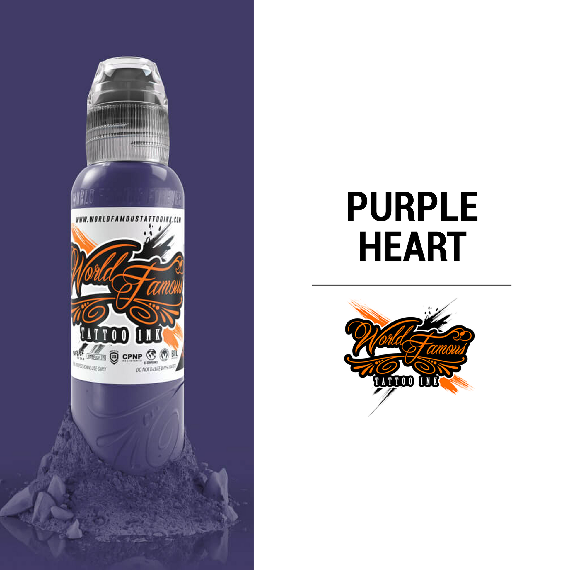 Purple Heart | World Famous Tattoo Ink