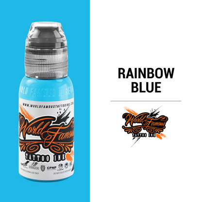 Rainbow Blue | World Famous Tattoo Ink - Darklab Tattoo SuppliesRainbow Blue | World Famous Tattoo Ink