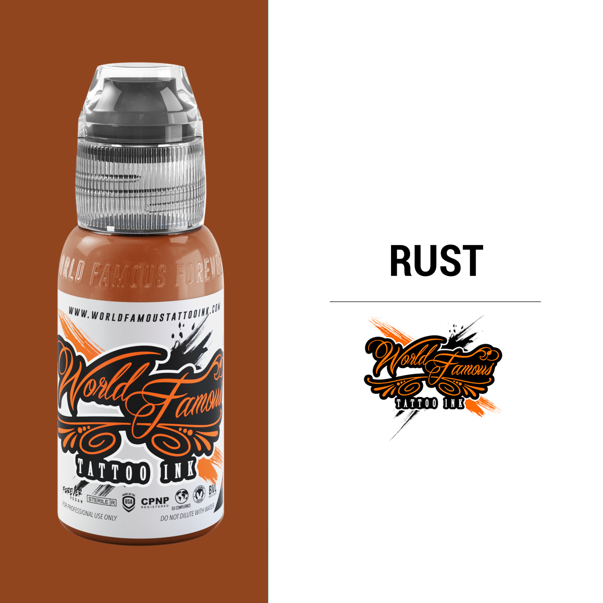 Rust | World Famous Tattoo Ink