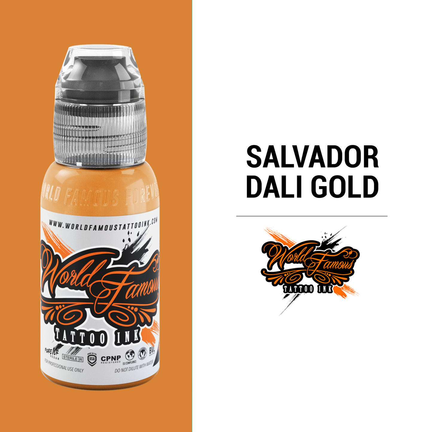 Salvador Dali Gold | World Famous Tattoo Ink