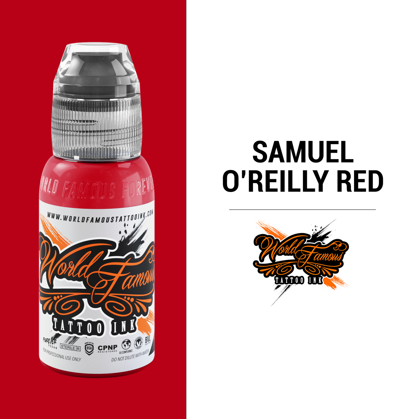 Samuel O'Reilly Red | World Famous Tattoo Ink