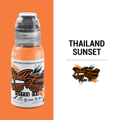 WF Thailand Sunset | World Famous Tattoo Ink - Darklab Tattoo SuppliesWF Thailand Sunset | World Famous Tattoo Ink