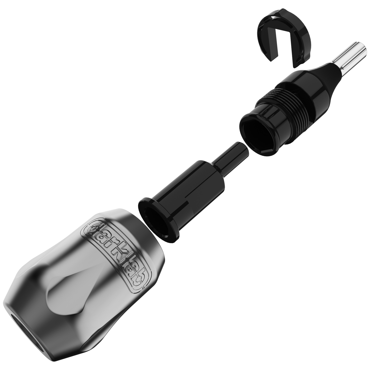 Click Ergo Cartridge Grip Gunmetal - Darklab Tattoo Supplies